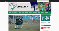 Desktop Screenshot of heggedalil.no